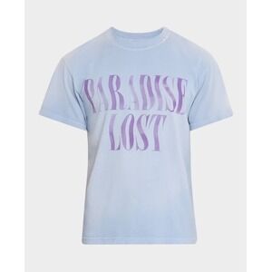 NWT Alchemist Paradise Lost Graphic T-Shirt Breeze Blue Purple Mens Large